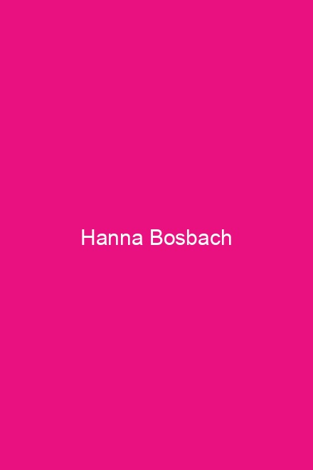 Hanna Bosbach